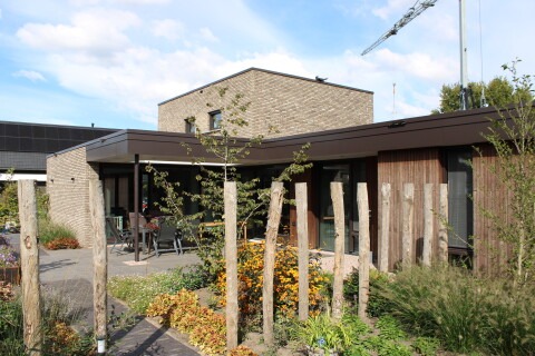 Tuin van vrijstaande woning in Hengevelde.