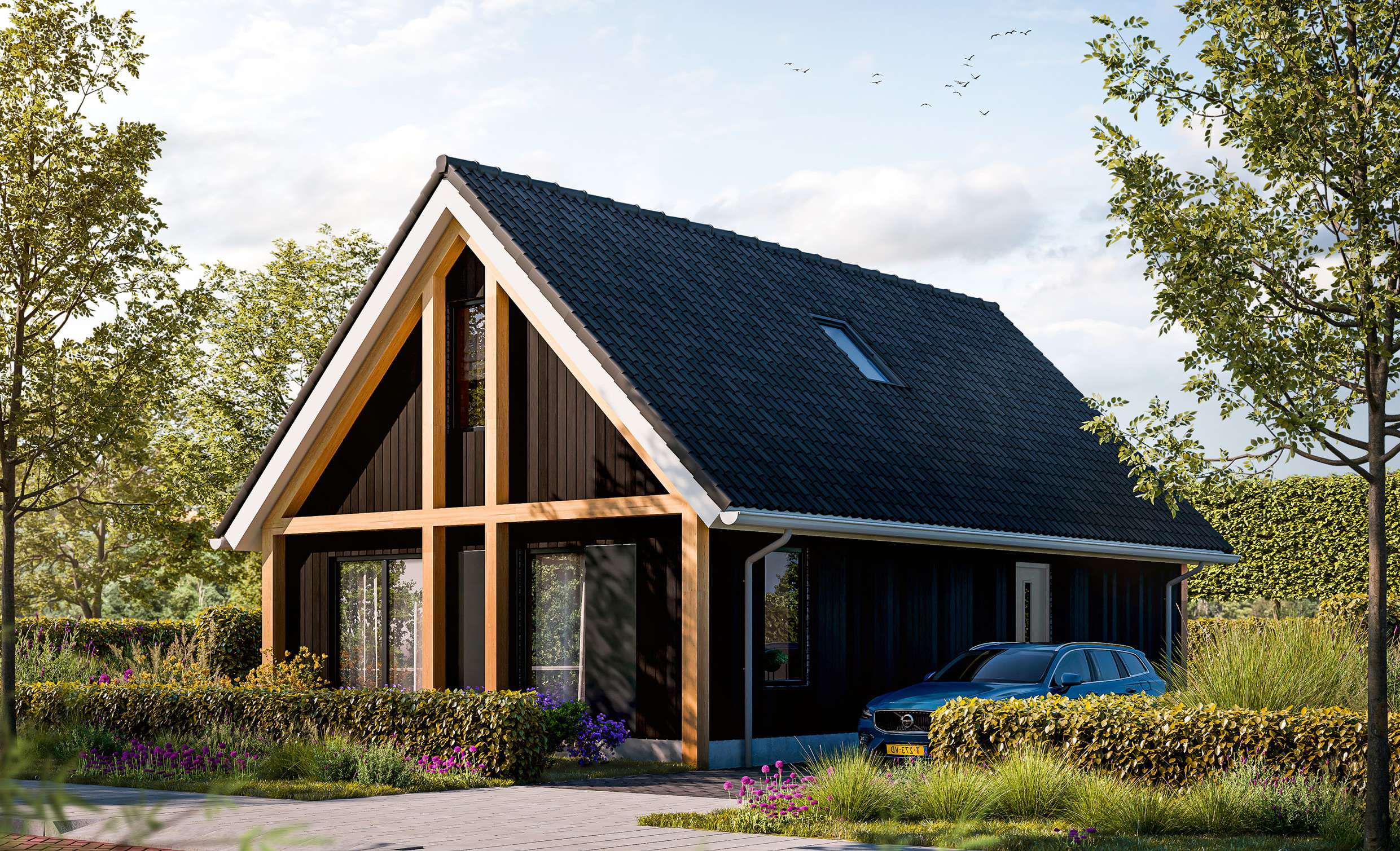 Compact Vrijstaand woning van Raanhuis Bouw
